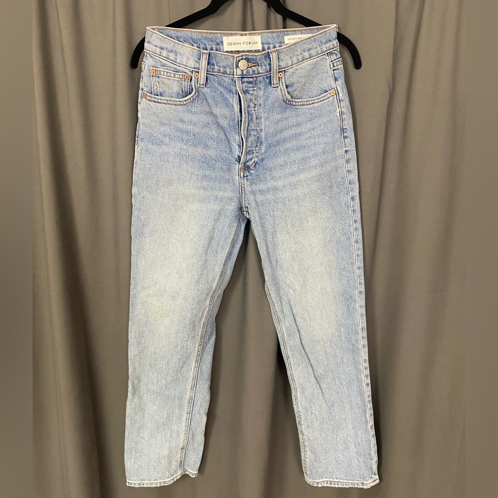 Denim Forum Arlo High Rise Straight